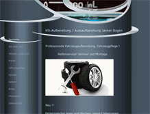Tablet Screenshot of kfz-aufbereitung-janker.de